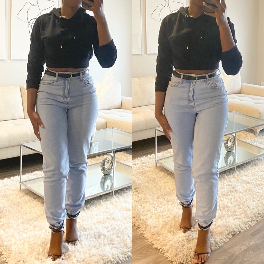 Cropped Hoodie Top